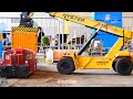 AMAZING RC FORKLIFT & HYSTER REACHSTACKER I HEAVY HAULAGE RC TRUCK I EXCEVATOR I HANSETRUCKER BREMEN