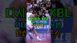 KBL 역대 레전드 용병 단테존스 #short