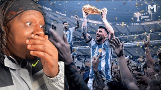 American REACTING TO Lionel Messi - WORLD CHAMPION - Movie