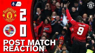 Solskjaer, Lukaku, Mata & Chong React to Win | Manchester United 2-0 Reading | Emirates FA Cup