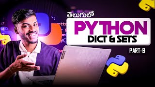 Python language Full Tutorial❤️ for Beginners in Telugu[Part -9/9] | Dictionary & Sets