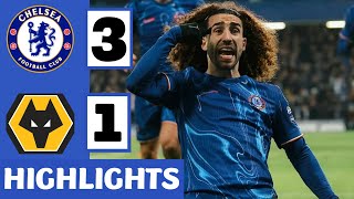 🔵Chelsea vs Wolves 3-1 Extended HIGHLIGHTS | Tosin, Doherty, Cucurella \u0026 Madueke GOALS