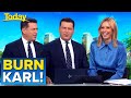 Ally tells Karl to get ‘new material’ after classic burn | Today Show Australia