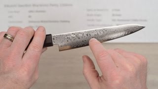 Kikuichi Swedish Warikomi Damascus Petty 150mm Quick Look