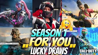 *NEW* Season 1 All For You Lucky Draws (2025) | S01 All Upcoming \u0026 Returning Lucky Draws | CODM