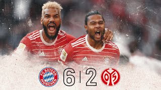 Eight-goal show and many scorers | FC Bayern vs. 1. FSV Mainz 05 6-2 | Bundesliga Highlights