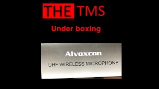 under box the Alvoxcon UHF Wireless Microphone System