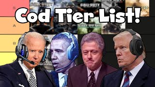 Biden, Obama, Clinton and Trump COD Tier List.