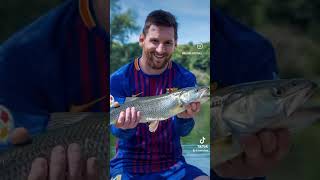 Ronaldo VS Messi fishing 😄❤️￼