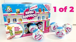 UNBOXING RARE MINI BRANDS SERIES 4 CASE UNBOXING MYSTERY TOYS OPENING