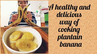 Plantain in Coconut Milk/ginataang saging na plantain #plantainrecipe #plantaincookingidea #lockdown