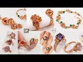 How to make a rose-themed jewelry set | 7 Easy-to-follow on making jewelry with wire and beads