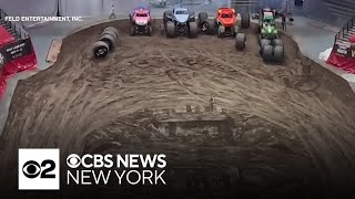 Behind the scenes of Monster Jam at NYC's Barclays Center