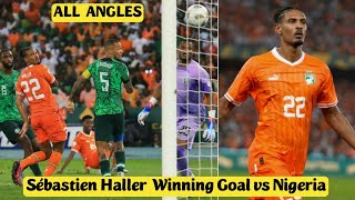 🔥 Sébastien Haller Winning Goal vs Nigeria | AFCON FINAL