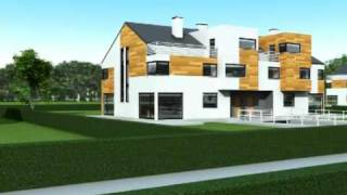 Housing estate 3D animation