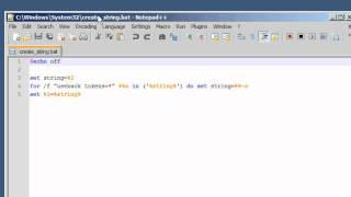 Batch 59 Continuing "Create String" Function
