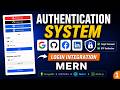 🔐Build a Complete Authentication System | React Frontend Setup & Backend Server Initialization - 1
