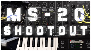 MS-20 Mini vs Arturia MS-20 V vs Korg MS-20 VST