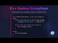 C++ Custom Exceptions: Enhance Your Error Handling! 🚀