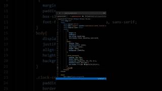 Built a Digital Clock using HTML, CSS & JavaScript in under 1 minute! ⏰.#Shorts #Coding #JavaScript