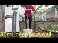 Make a well water pump with pvc pipe | From a depth of 30m