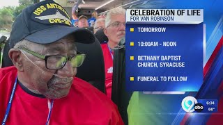 Celebration of life planned for Monday afternoon in honor of Van Robinson
