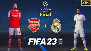 FIFA 23 - ARSENAL vs. REAL MADRID - UEFA Champions League Final - New Face SALIBA - PS5™ [4K]
