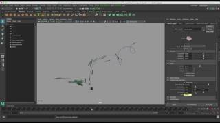 Maya 2017 - Using Curve 'age' to power other nodes.