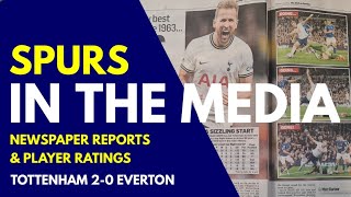 SPURS IN THE MEDIA & PLAYER RATINGS: Tottenham 2-0 Everton: Best Start to a Season Since 1963, Kane