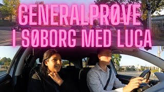 Generalprøve i Søborg med Luca - Køreprøve rute