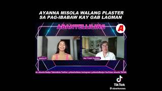 @AyannaMisolaOfficial GUSTO WALANG PLASTER? NAG ENJOY NGA BA?