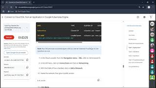 Connect to Cloud SQL from an Application in Google Kubernetes Engine GSP449 #googlearcade