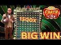 Crazy Time 15x Multiplier 1500x Cash Hunt BIG WIN!!! 😱🤑