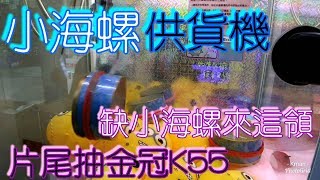 【Kman夾娃娃】我的小海螺供貨機，片尾抽金冠K55藍芽喇叭。クレーンゲーム Claw crane UFOキャッチャー#233