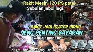 Rakit Mesin 120 PS Ragasa | cek lagi yang kita pasang sudah benar apa belum