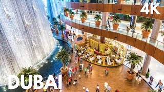 Dubai Mall Walking Tour 🇦🇪 4K | Burj Khalifa | Dubai | United Arab Emirates