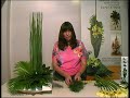 contemporary flower arranging lesson hedging