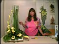 contemporary flower arranging lesson hedging