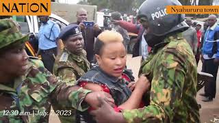 Police arrest former Laikipia Governor Ndiritu Muriithi during Saba Saba protests in Nyahururu