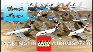 I solved the equation to make Lego Airbus A380 models !