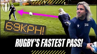 Faf de Klerk takes on Aaron Smith’s Fastest Pass Record! | Ultimate Rugby Challenge