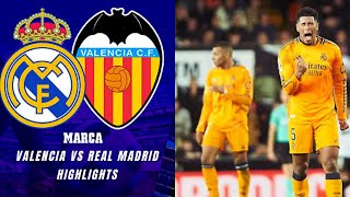 VALENCIA VS REAL MADRID | HIGHLIGHTS \u0026 KEY Moments |  La Liga(2024-25)