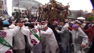 29年 平塚市三嶋神社「春祭り」本社特大神輿立派な渡御です。