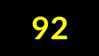 92 Seconds Countdown Timer With Sound Effect