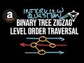 Binary Tree Zigzag Level Order Traversal - LeetCode 103 - JavaScript