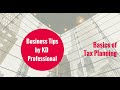 Basics of Tax Planning // KD Professional Accounting Calgary Business Tips