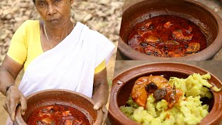 നല്ല വാട്ടുകപ്പയും തോട്ടുമീനും എന്റെ സാറേ | Dried Tapioca River Fish Curry Recipe