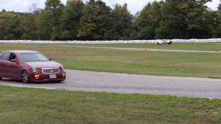 Driving the Cadillac CTS-V at Mosport DDT - Oct 2 2009