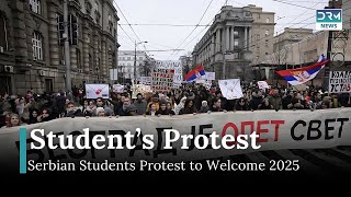 Serbian Students Protest on New Year's Eve | News Today | TSC | AC13