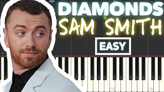 Sam Smith - Diamonds Tutorial [EASY] - How to Play Piano for Beginners